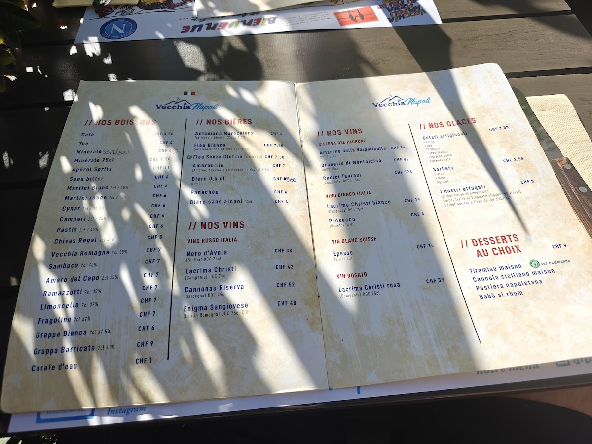 Menu Vecchia Napoli Vevey-2