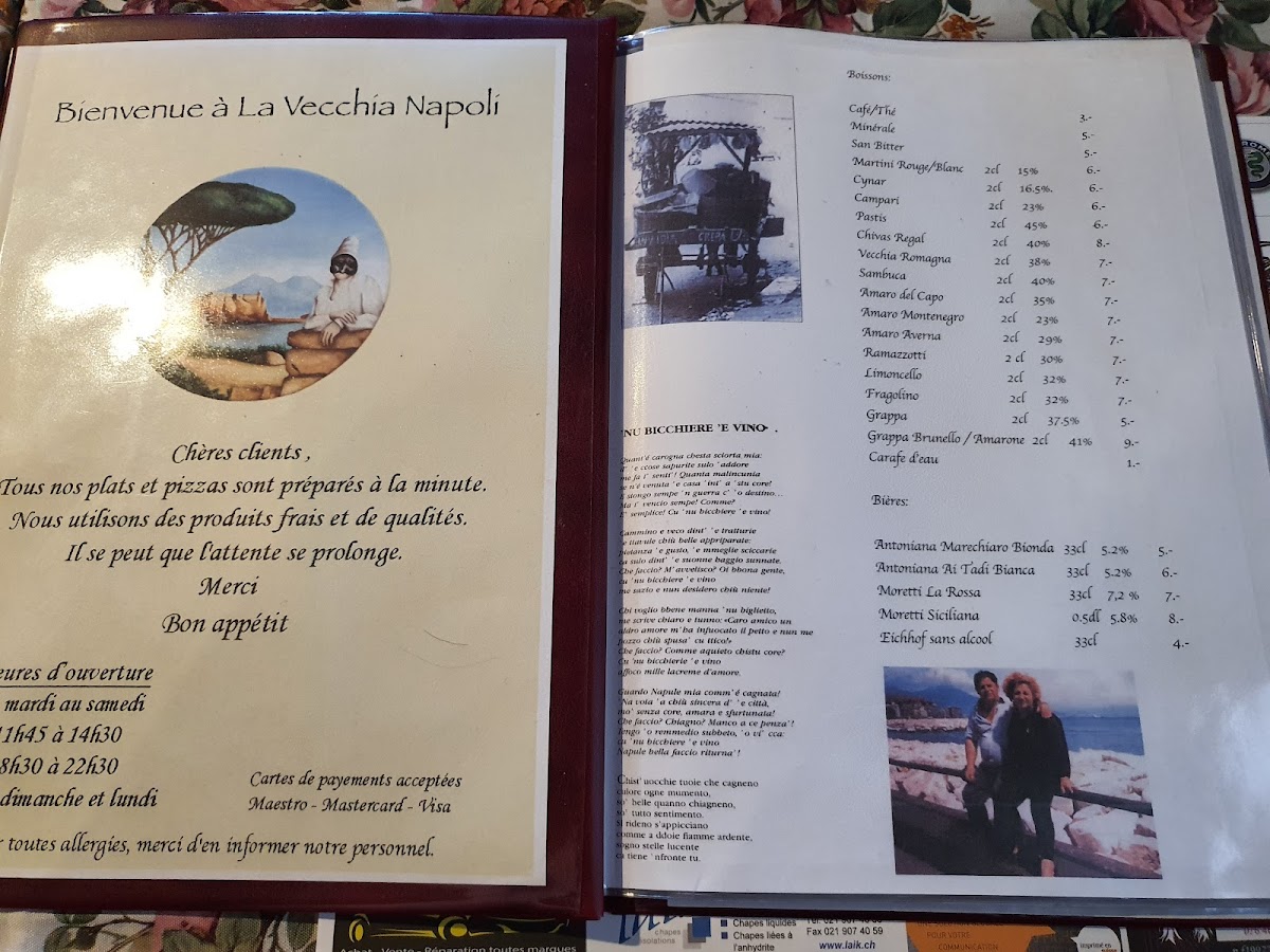 Menu Vecchia Napoli Vevey-4